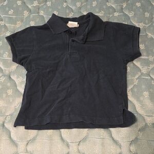 Navy Blue Kids Polo Shirt Size 4 boys